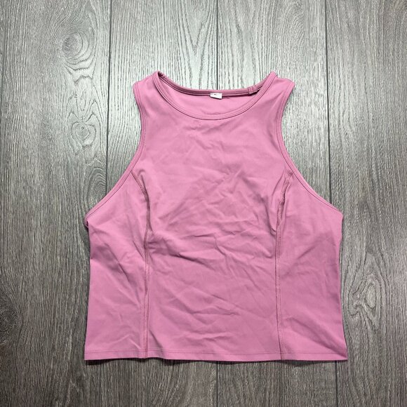 Lululemon Pink Nulux Racerback Tank Top Athletic Medium - Picture 1 of 8